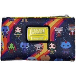 4201 x Marvel Guardians of the Galaxy Chibi Print Flap Wallet One Size